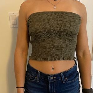 Garage Cinched Tube Top